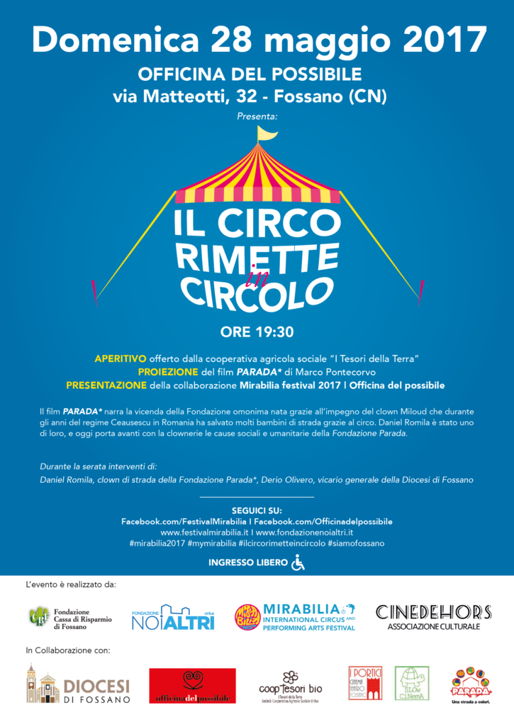 locandina il circo rimette in circolo